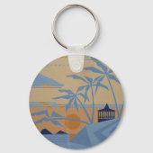 ポリネシアのサンセットキーチェーン キーホルダー (裏面)