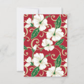 ポリネシアの夢(クリスマス) サンキューカード (正面)