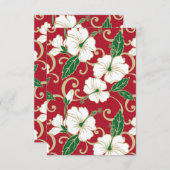 ポリネシアの夢(クリスマス) サンキューカード (正面/裏面)