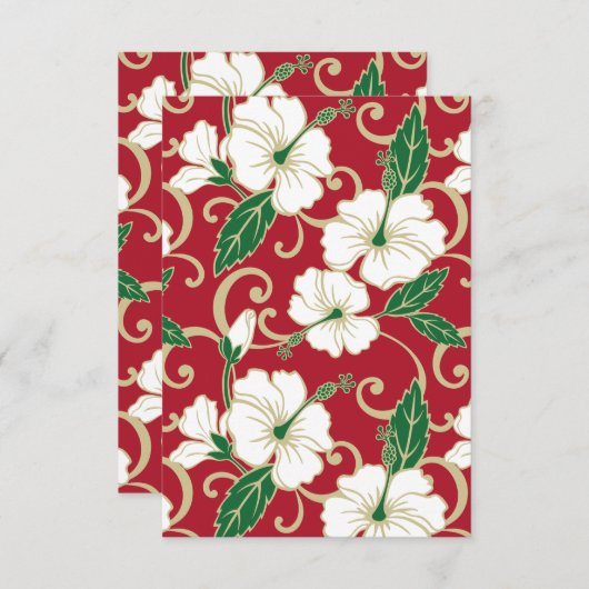 ポリネシアの夢(クリスマス) サンキューカード (正面/裏面)