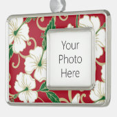 ポリネシアの夢（クリスマス） シルバープレートフレームオーナメント (左)