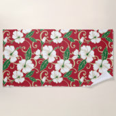 ポリネシアの夢（クリスマス） ビーチタオル (正面)