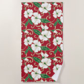 ポリネシアの夢（クリスマス） ビーチタオル (正面)