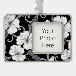ポリネシアの夢（黒） シルバープレートフレームオーナメント