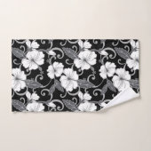 ポリネシアの夢（黒）バスタオルセット バスタオルセット (ハンドタオル)