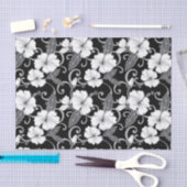 ポリネシアの夢（黒） 薄葉紙 (クラフト)