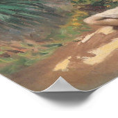 ポリネシアの女の子のポートレート- Helen T. Dranga ポスター (角)