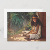 ポリネシアの女の子のポートレート- Helen T. Dranga ポストカード (正面/裏面)