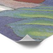 'ポリネシアの女性とティキ' - Arman Manookian ポスター (角)