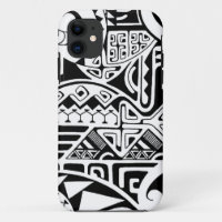 ポリネシアの種族の"石"の入れ墨のデザイン