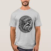 ポリネシアサメ Tシャツ (正面)