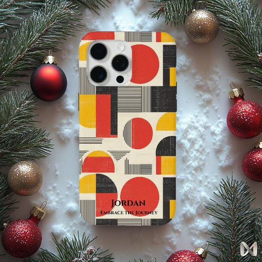 ポリネシアタパアート – 幾何学融合 Case-Mate iPhoneケース