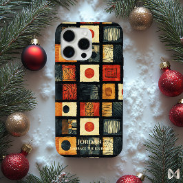 ポリネシアタパエレガンス – 抽象芸術伝統 iPhone 15 PRO MAXケース