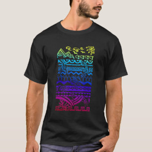 ポリネシアトリバルハワイアンマオリサンシータートルアニ Tシャツ