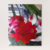 ポリネシアドラゴンサボテン夜開花パズル ジグソーパズル (縦)