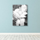 ポリネシアドラゴンサボテン夜開花 キャンバスプリント (インサイチュ (ウッドフロア))