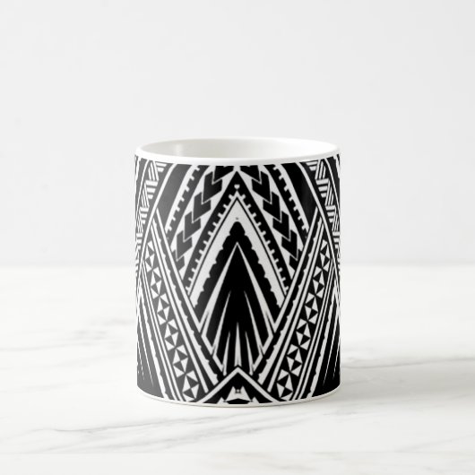 ポリネシアハワイアン部族サモアコーヒーココマグ コーヒーマグカップ (中央)