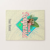 ポリネシアフランスのアイランドパシフィックヴィンテージ土産 ジグソーパズル (横)