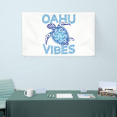 ポリネシアブルートライバルウミガメOahu Vibes 横断幕 (トレードショー)
