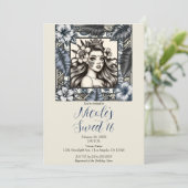 ポリネシアプリンセスブルーフローラトバルスウィート16 招待状 (スタンド正面)