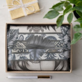 ポリネシアプリンセスブルーフローラトライバル 薄葉紙 (ギフト)