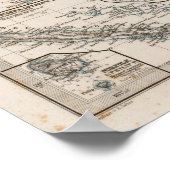 ポリネシアマップ ポスター (角)