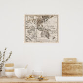 ポリネシアマップ ポスター (キッチン)