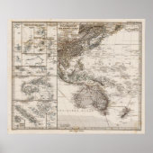 ポリネシアマップ ポスター (正面)