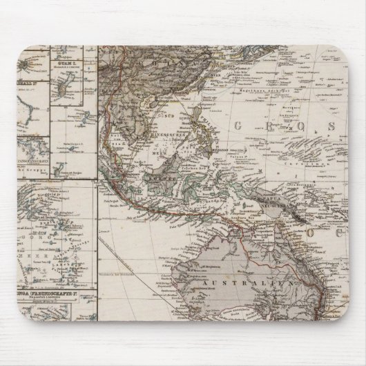 ポリネシアマップ マウスパッド (正面)