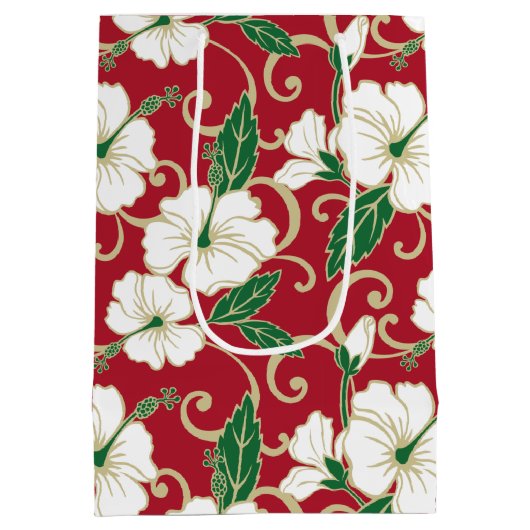 ポリネシアンドリーム（クリスマス）抱き枕 ミディアムペーパーバッグ (裏面)