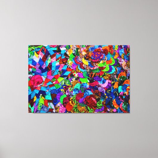 ポリネシアンパターン32x48 キャンバスプリント (正面)