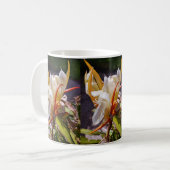 ポリネシアン ドラゴン サボテン 夜の花 コーヒーマグカップ (正面左)