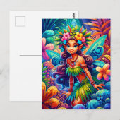 ポリネシア妖精 ポストカード (正面/裏面)