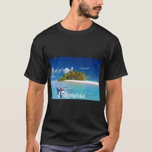 ポリネシア島 Tシャツ (正面)