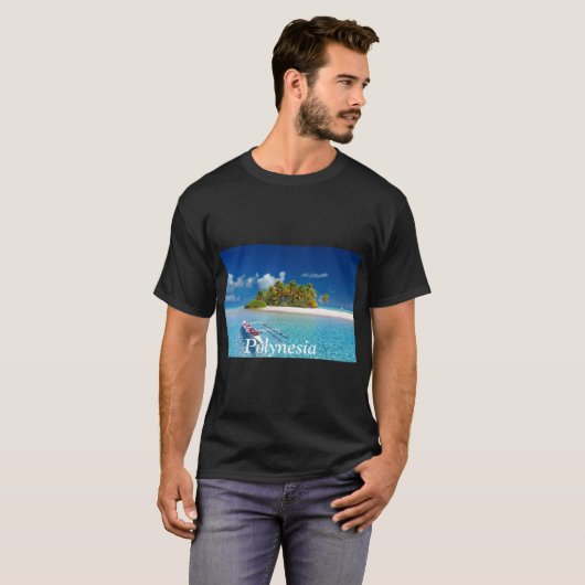 ポリネシア島  Tシャツ (正面フル)