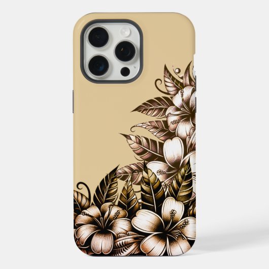 ポリネシア植物相 iPhoneケース (裏面)
