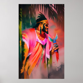 ポリネシア王 – Ken Gage Art ポスター