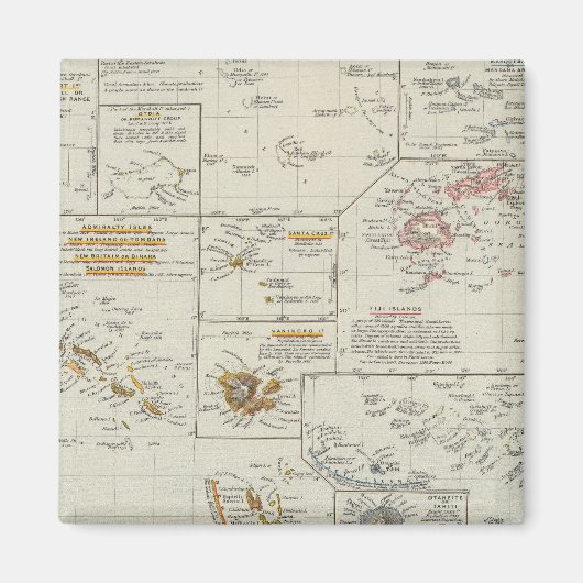 ポリネシア諸島 マグネット (正面)