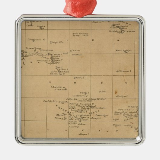 ポリネシア2 メタルオーナメント (正面)