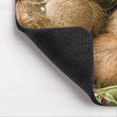 ポリネシア、トンガ王国。ココナッツの表示 マウスパッド (コーナー)