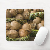 ポリネシア、トンガ王国。ココナッツの表示 マウスパッド (マウス)