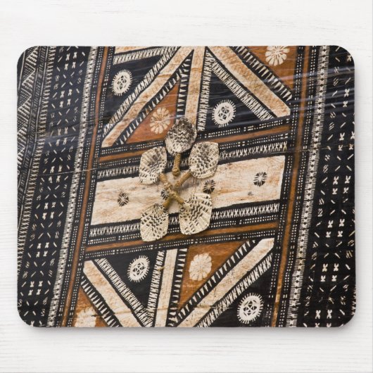 ポリネシア，トンガ王国。タパ詳細 マウスパッド (正面)