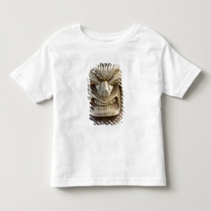 ポリネシア トンガ王国 ティキのクローズアップ トドラーTシャツ