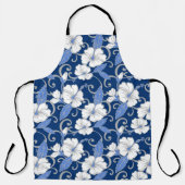 ポリネシア・ドリーム（青） エプロン (正面)