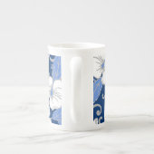 ポリネシア・ドリーム（青） ボーンチャイナマグカップ (裏面)