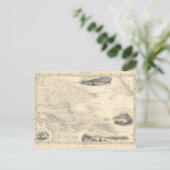 ポリネシア |太平洋諸島海 ポストカード (スタンド正面)