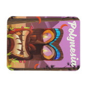 ポリネシアTikiマスク マグネット (横)