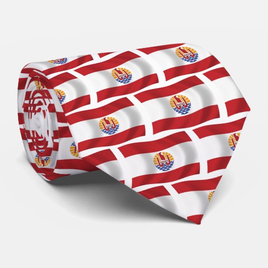 ポリネフランスのシア国旗のネクタイ ネクタイ (ロール)