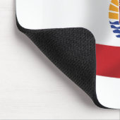 ポリネフランスのシア国旗のマウスパッド マウスパッド (コーナー)