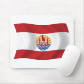 ポリネフランスのシア国旗のマウスパッド マウスパッド (マウス)